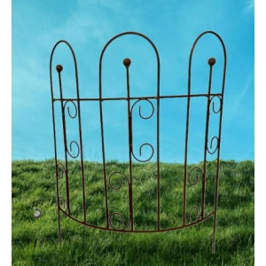 Podpora łuk 50x60cm ogrodzenie palisada dekoracyjne obrzeże pergola krzewy